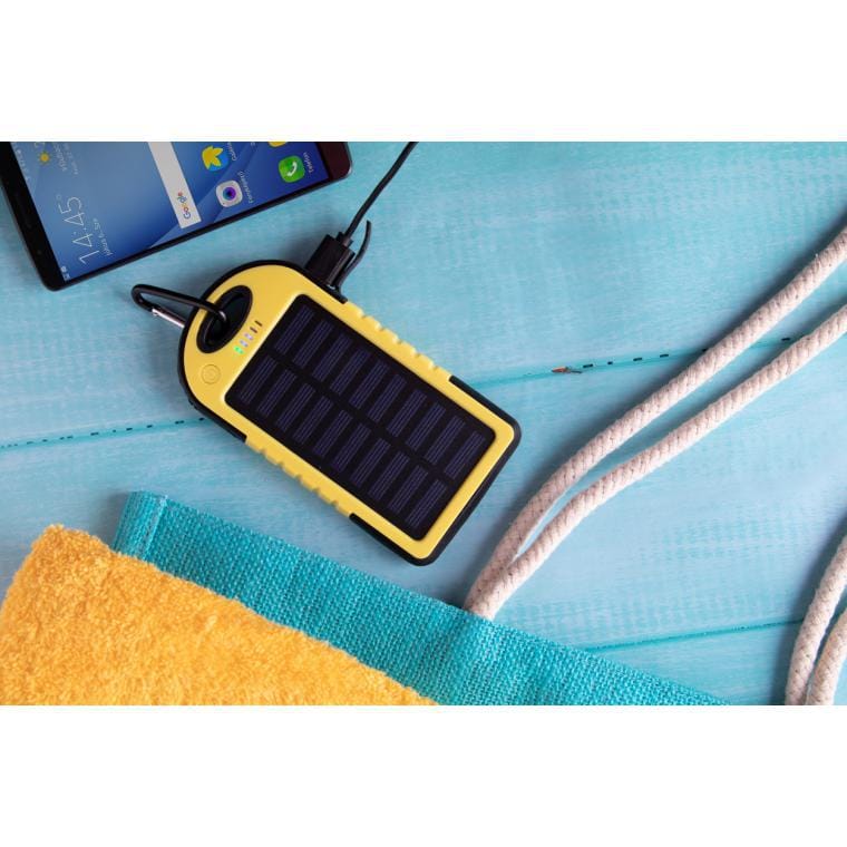 Baterie externă Durabank galben negru 4000 mAh