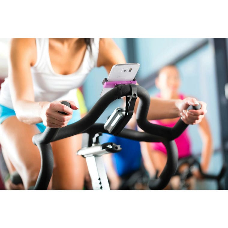 Suport telefon mobil Perch negru roz