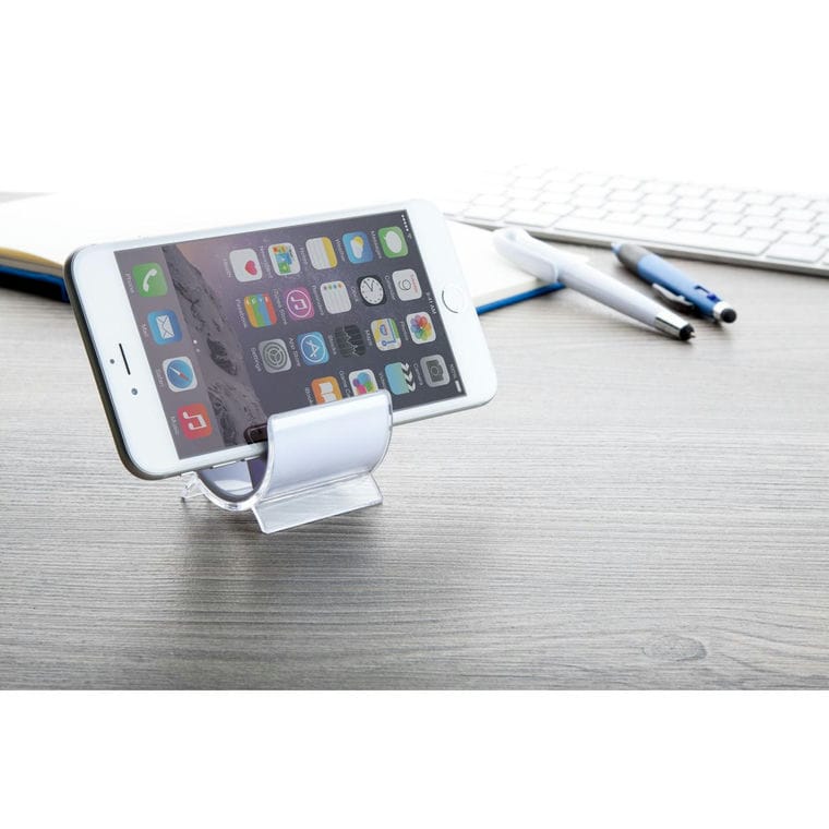 Suport telefon mobil Barry alb transparent