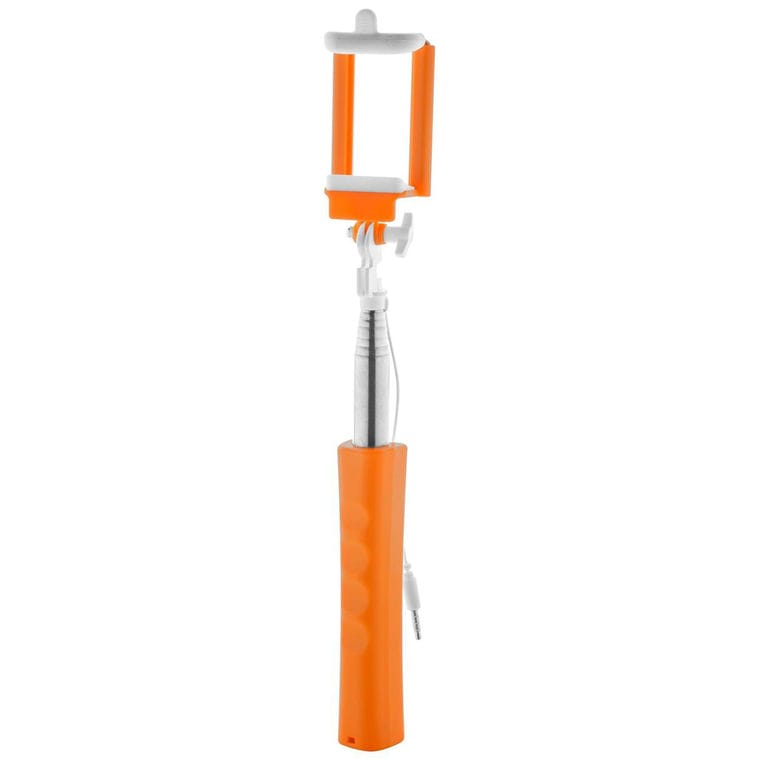 Selfie stick Kroper portocaliu alb