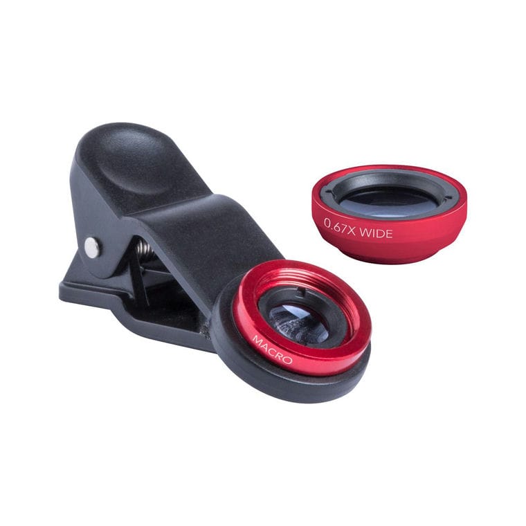 Set lentile universale Drian roșu negru