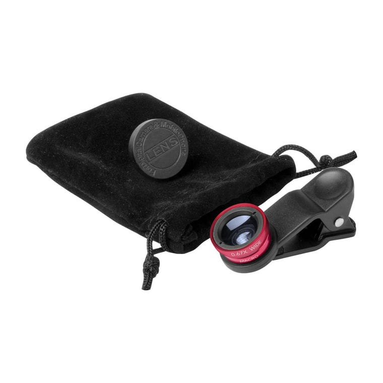 Set lentile universale Drian roșu negru