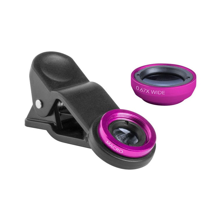 Set lentile universale Drian roz negru