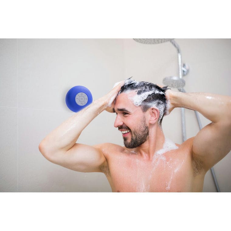 Boxă bluetooth rezistentă la apă Abyss albastru alb