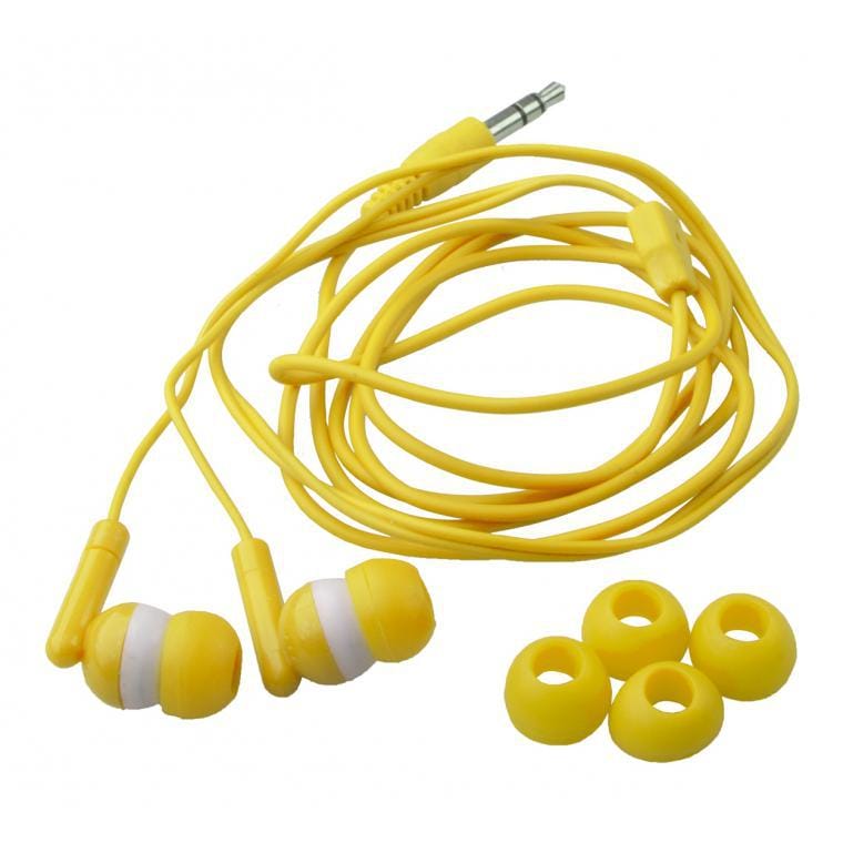 Căști pentru telefon Cort alb galben