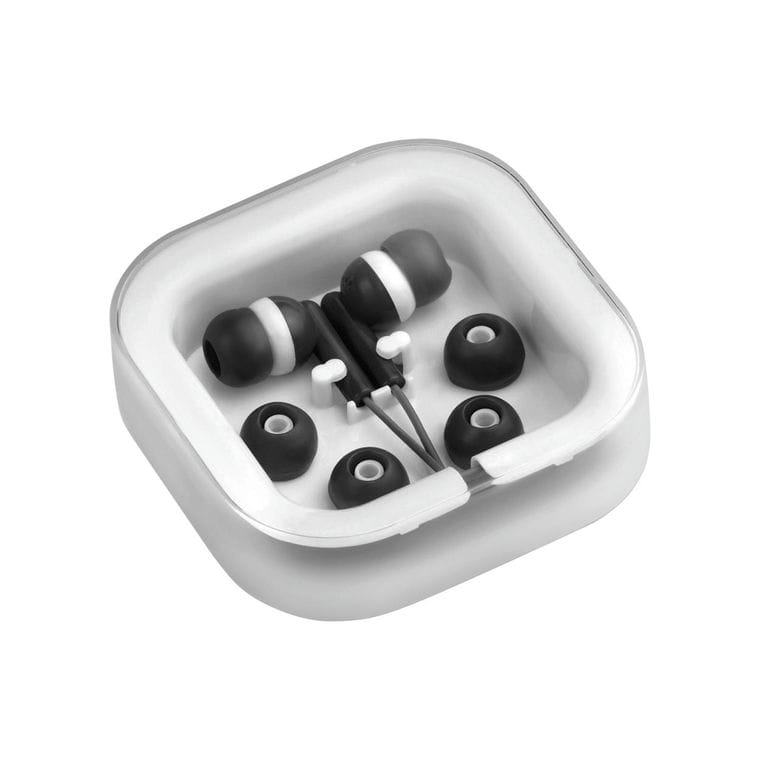 Căști pentru telefon Cort alb negru