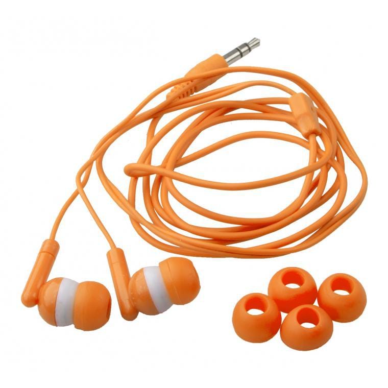 Căști pentru telefon Cort alb portocaliu