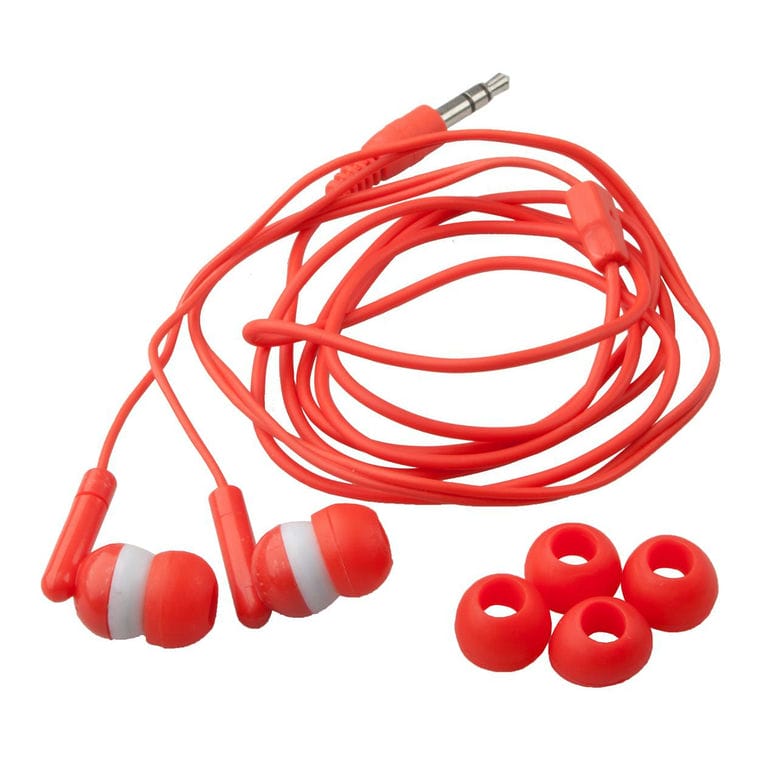 Căști pentru telefon Cort alb roșu