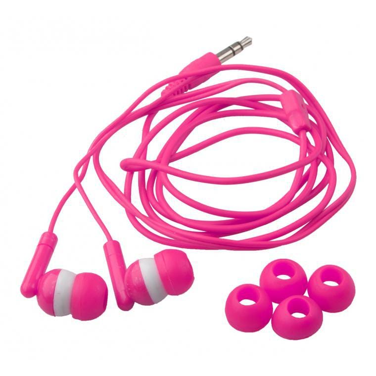 Căști pentru telefon Cort alb roz