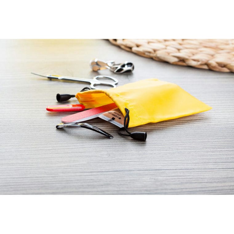 Săculeţ pentru căști Kiping galben negru