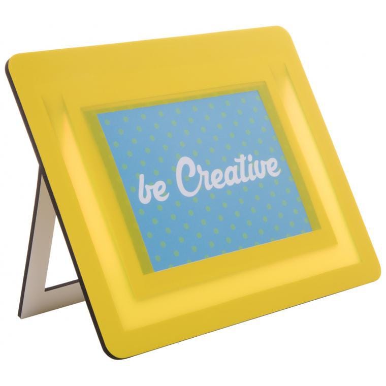 Ramă foto/mouse pad Pictium galben