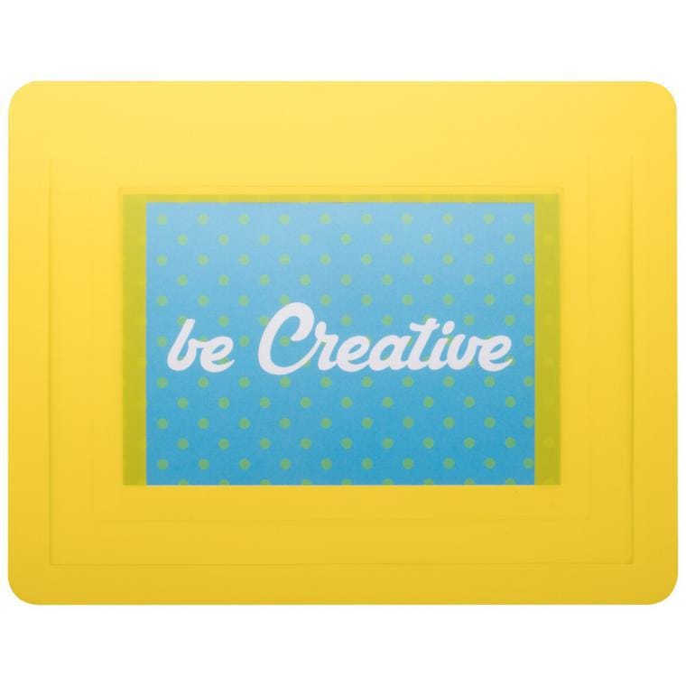 Ramă foto/mouse pad Pictium galben