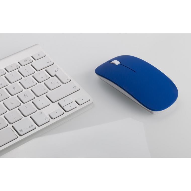 Mouse optic Lyster albastru alb