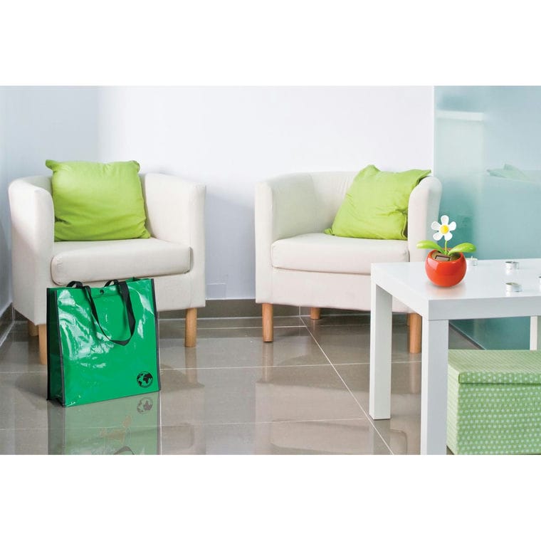 Sacoșă cumpărături Dekrox verde negru