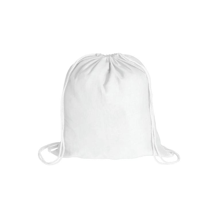 Rucsac drawstring Kassy Alb