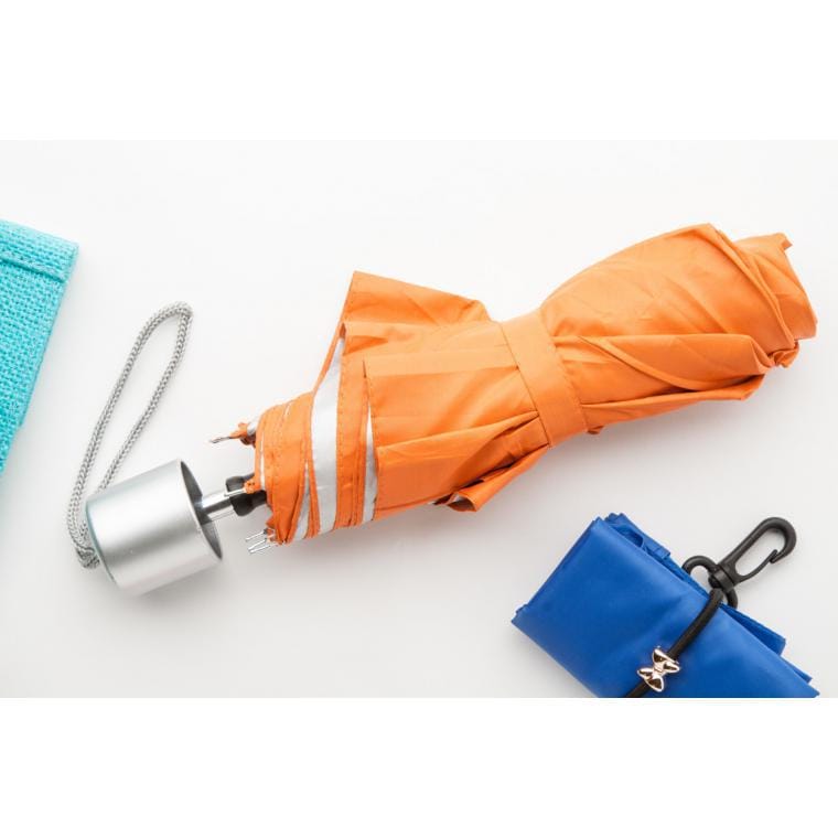 Umbrelă Susan portocaliu argintiu