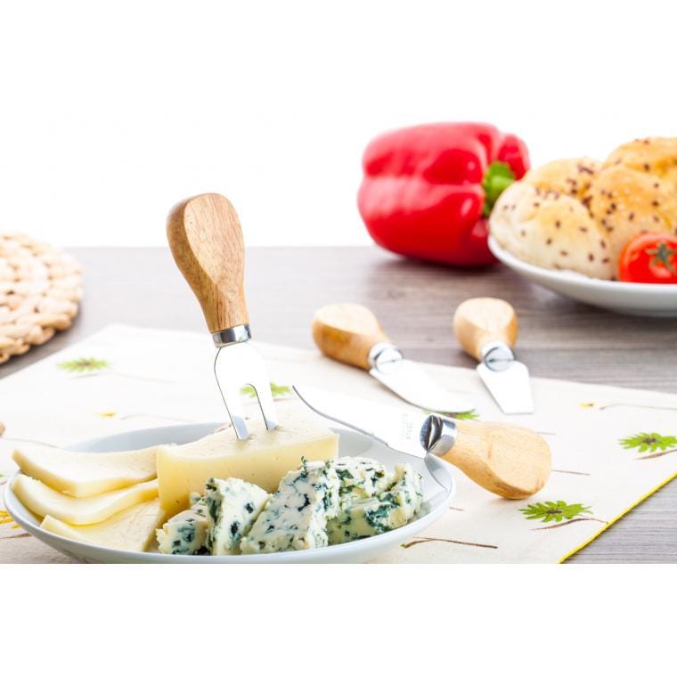 Set cuţite pentru bânzeturi Gouda natural