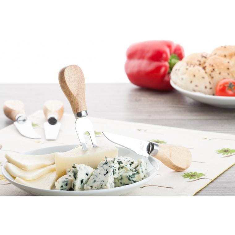 Set cuţite pentru bânzeturi Gouda natural