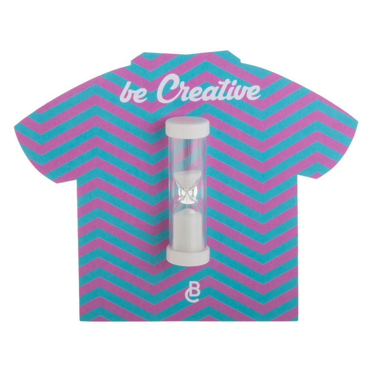 Clepsidră Sandy alb transparent