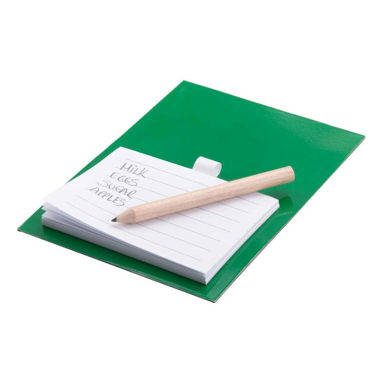 Blocnotes magnetic Pecfri verde