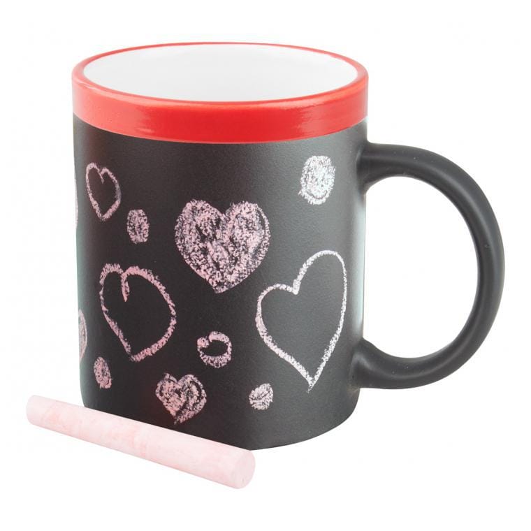 Cană Colorful negru roșu