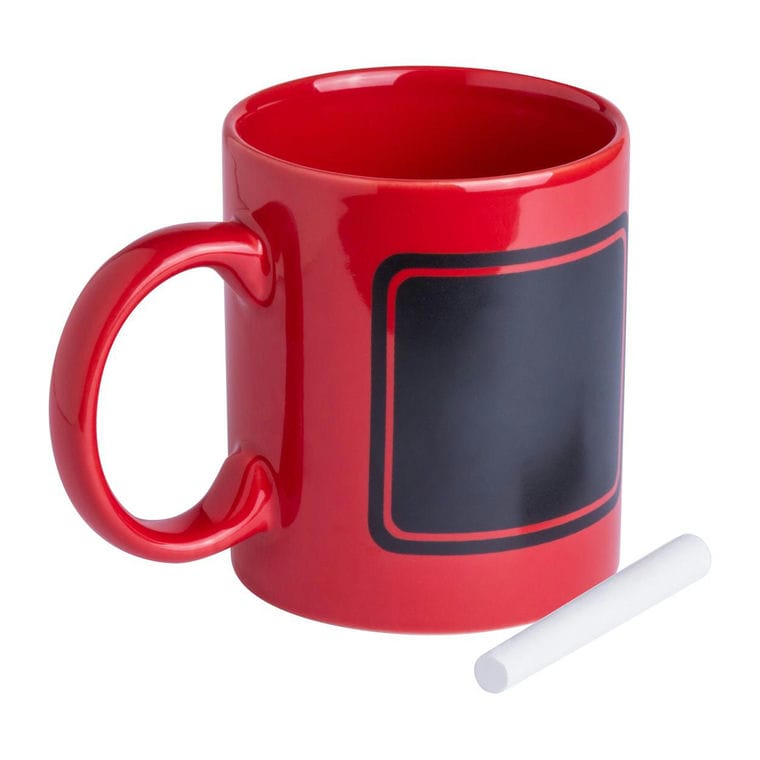 Cană cu cretă Dariel roșu