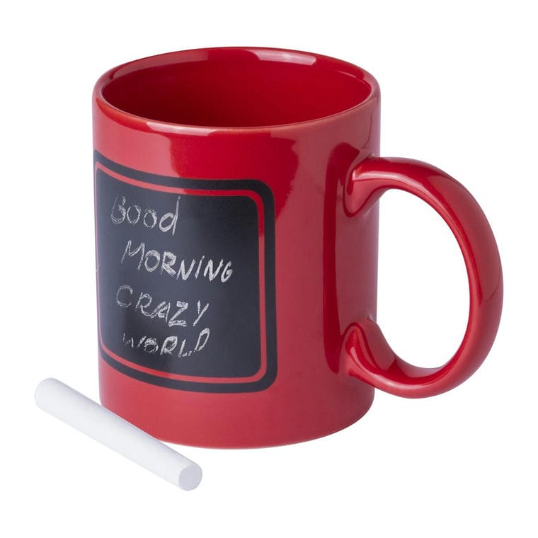 Cană cu cretă Dariel roșu