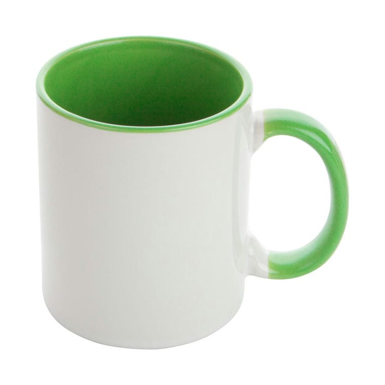 Cană Harnet alb verde