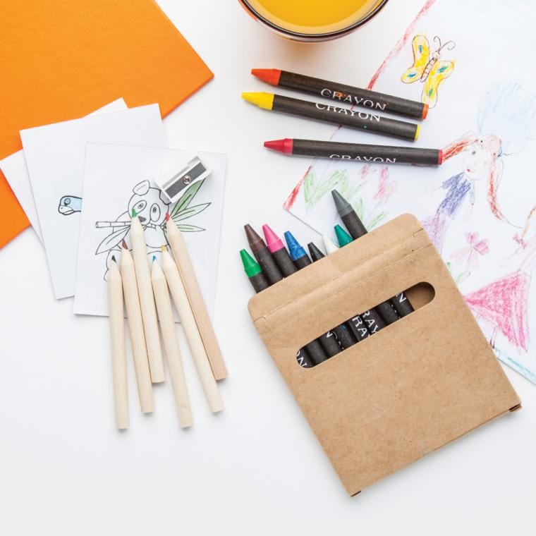 Set creioane colorate Paola multicolor