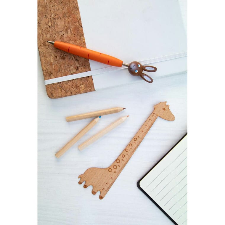 Riglă din lemn Looney natural