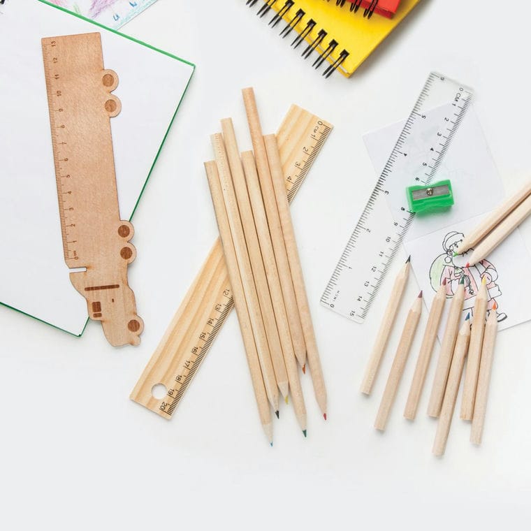Riglă din lemn Looney natural
