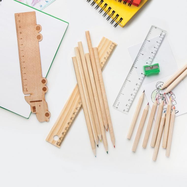 Riglă din lemn Looney natural