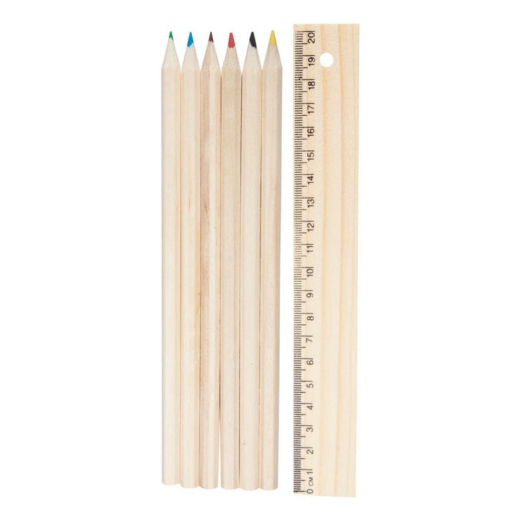 Set creioane colorate Dragon natural