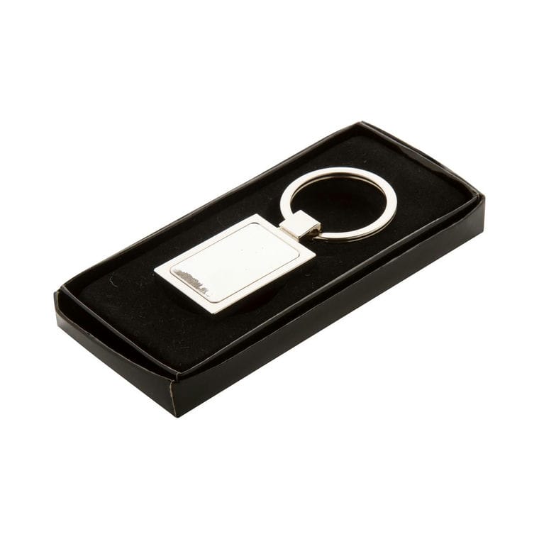 Breloc Rectangle gri
