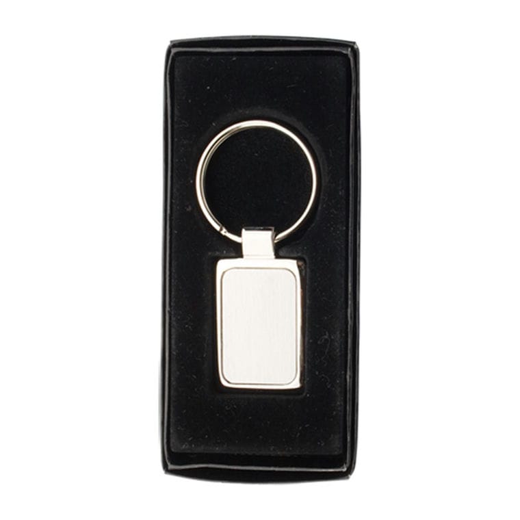 Breloc Rectangle gri