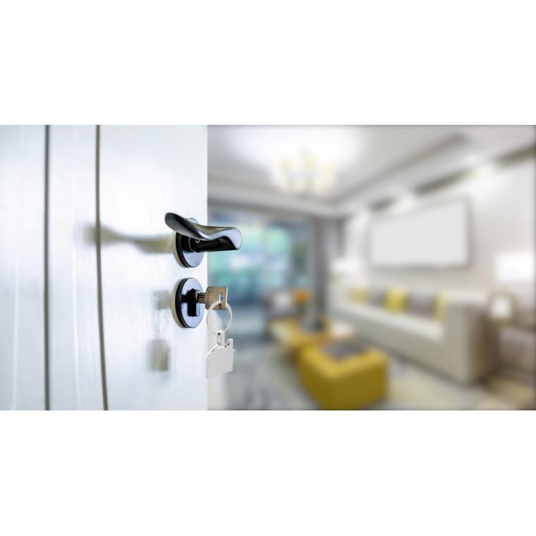 Breloc Dwell argintiu