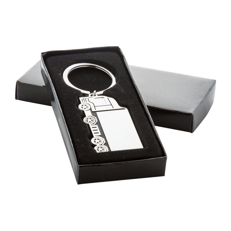 Breloc Basset argintiu