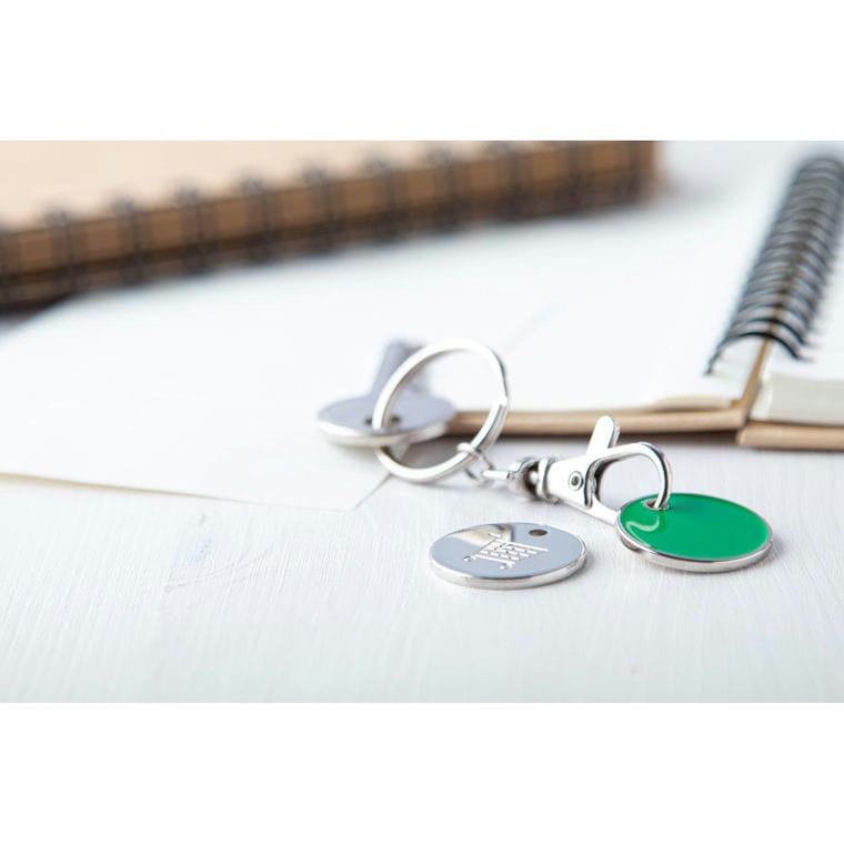 Breloc Eurocoin verde