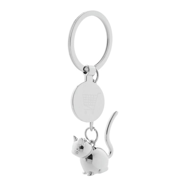 Breloc cu fisă Hoinzo argintiu