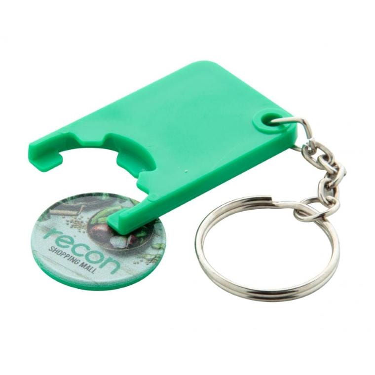 Breloc cu fisă Beka verde