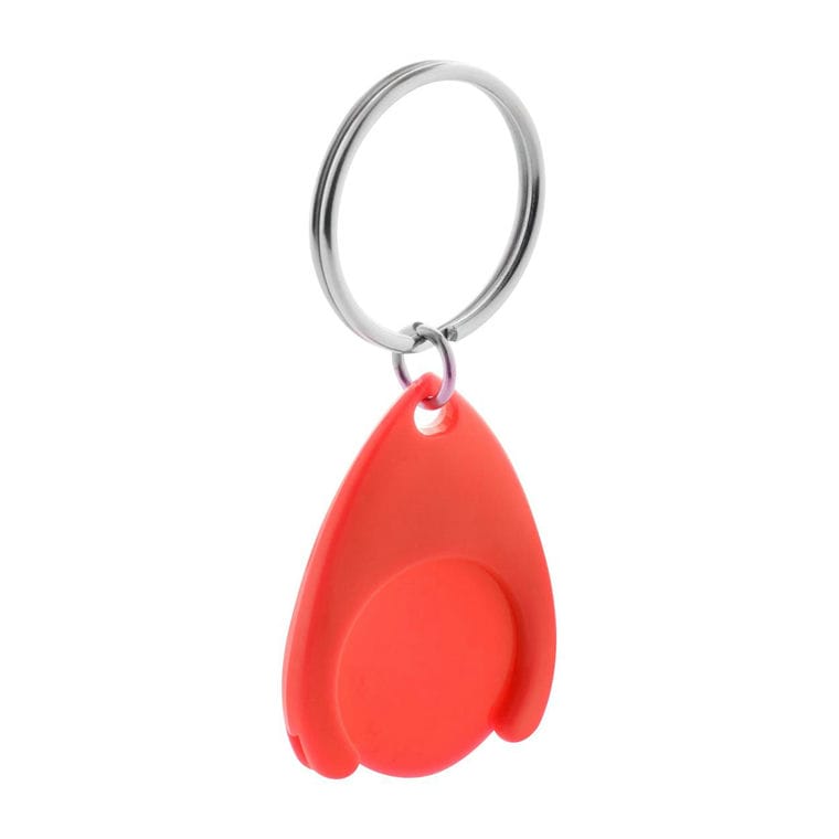 Breloc cu fisă Nelly Roșu