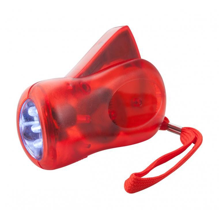 Lanternă H Power roșu transparent