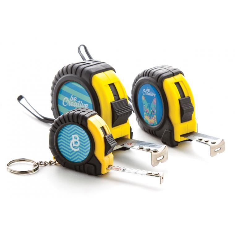 Ruletă Meter 3 m negru galben