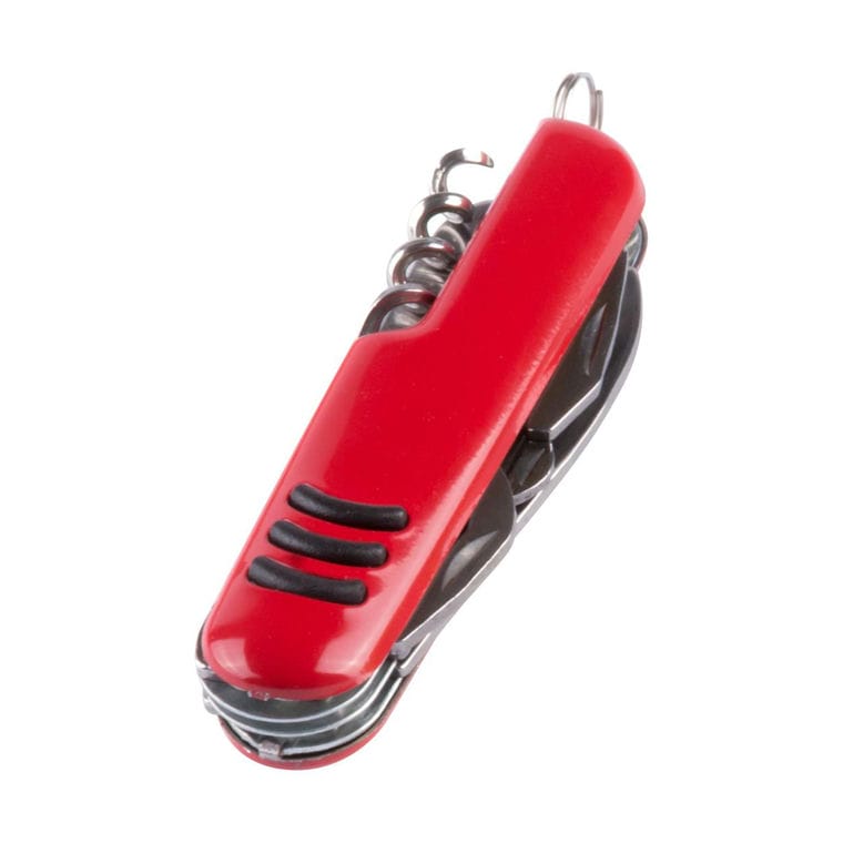 Briceag multifuncțional Shakon roșu