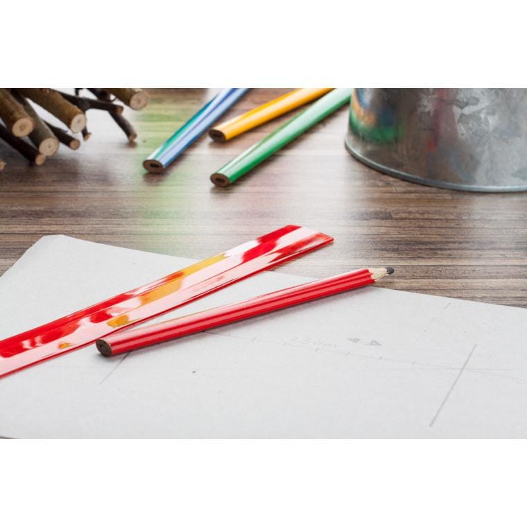 Creion tamplar Carpenter roșu