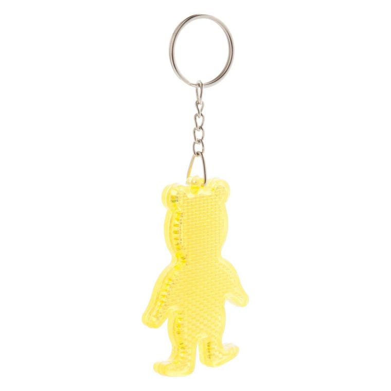 Breloc reflectorizant Safebear galben