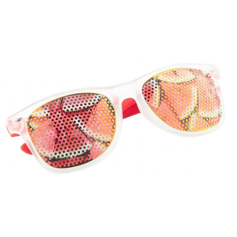 Ochelari de soare Harvey roșu alb