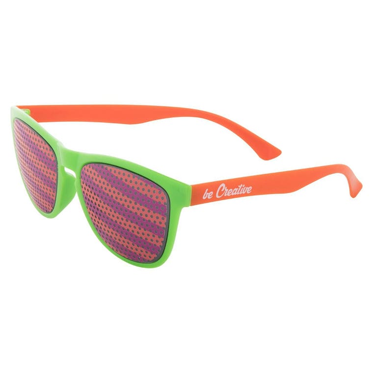 Ochelari de soare cu design unic CreaSun verde deschis