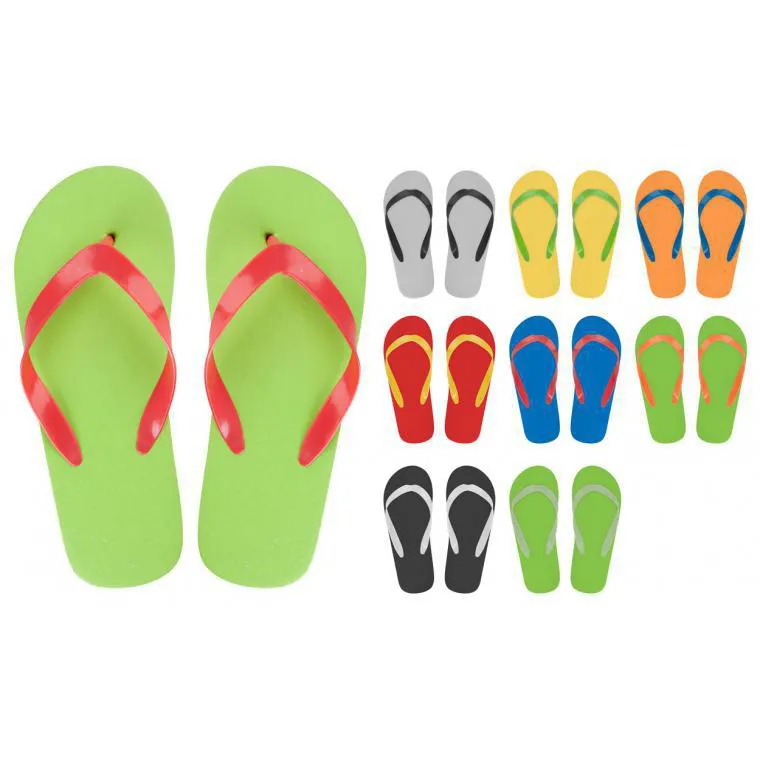Papuci de plajă personalizați CreaSlip multicolor