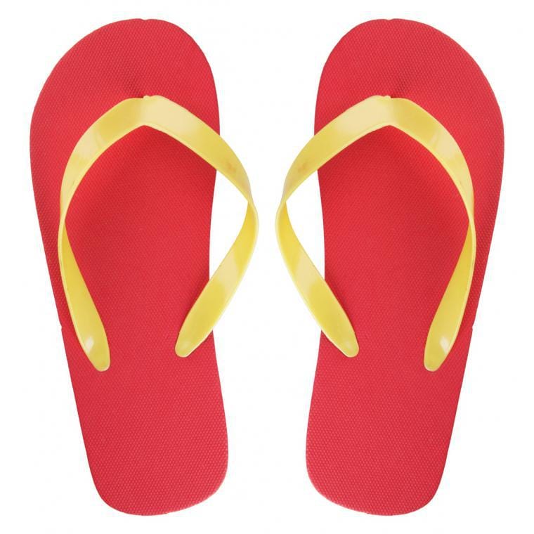 Papuci de plajă personalizați CreaSlip roșu